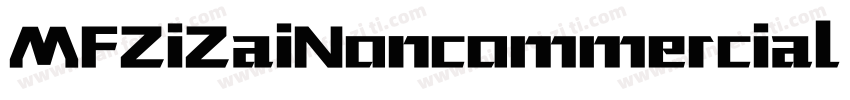 MFZiZaiNoncommercial Regular字体转换
